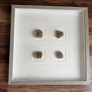 Amethyst shadow box 20x20 inch